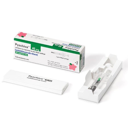 Pyzchiva® Ustekinumab-ttwe 45 mg / mL Injection 0.5 mL