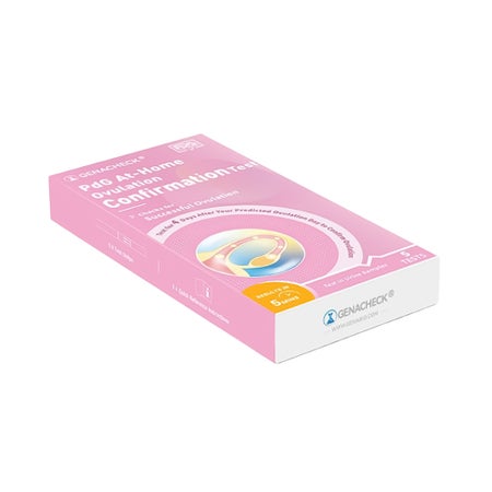 Reproductive Health Test Kit GenaCheck® PdG At-Home Ovulation Confirmation Test 5 Tests per Box CLIA Waived