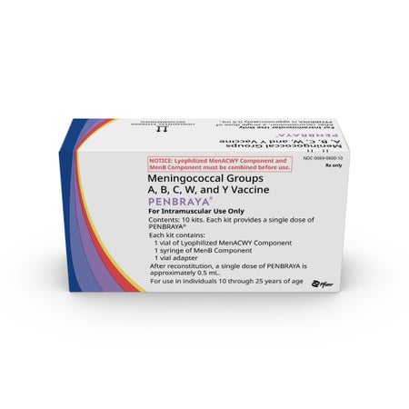 PENBRAYA™ Meningococcal Groups A, B, C, W, and Y Vaccine Injection 0.5 mL