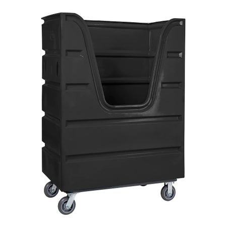 Bulk Transport Truck 1800 lbs. Weight Capacity Poly / Steel 2 Rigid, 2 Swivel Casters