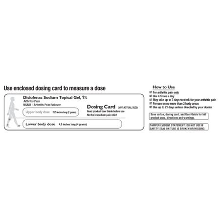 Topical Pain Relief Geri-Care® 1% Strength Diclofenac Sodium Gel 100 Gram