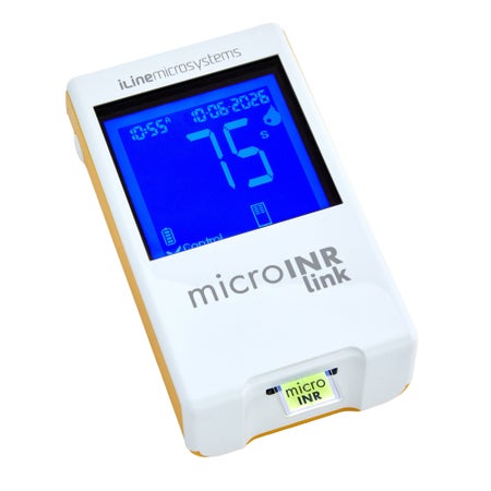 Meter Kit with Wireless Bluetooth Low Energy 5.0 Technology microINR 3 µL Less Than 1 Minute