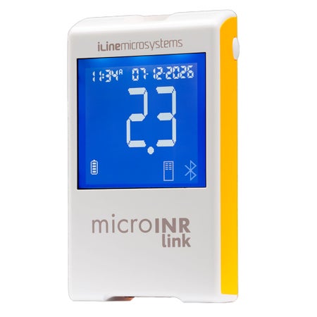 Meter Kit with Wireless Bluetooth Low Energy 5.0 Technology microINR 3 µL Less Than 1 Minute