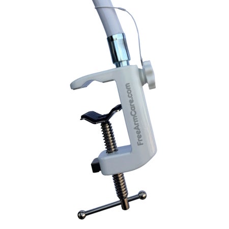Feeding Tube / Infusion Bag Holder FreeArm® Muscle Blue For Feeding Bags, Gravity Sryinges, Lightweight Feeding Pumps