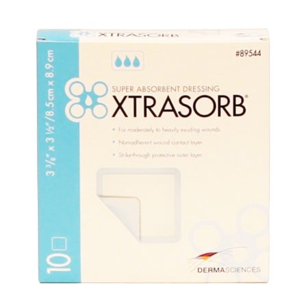 Super Absorbent Dressing Xtrasorb® Classic Nonadhesive 4 X 4 Inch Square