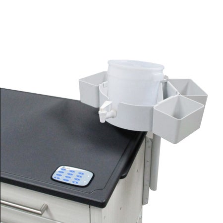Corner Organizer For Medication Carts