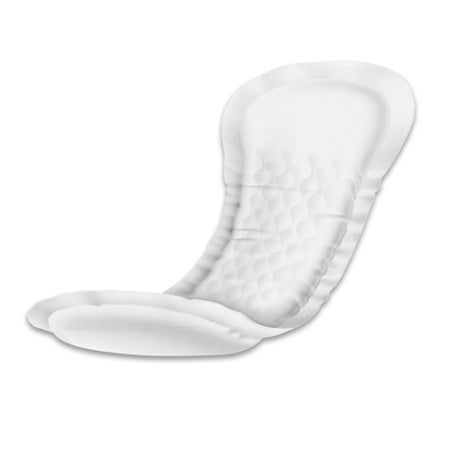 Bladder Control Pad Reassure® Premium Cotton Moderate 3-3/4 X 10 Inch Moderate Absorbency Cotton / Polymer Core One Size Fits Most