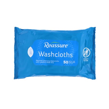 Personal Cleansing Wipe Reassure® Soft Pack Scented 50 Count