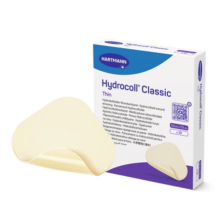 Hydrocolloid Dressing Hydrocoll® Classic Thin 4 X 4 Inch Square Hydrocolloid