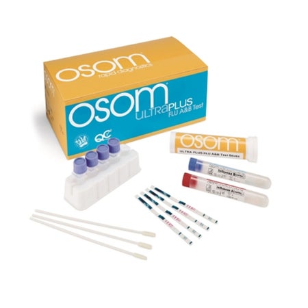 Control Set OSOM® Ultra Plus Flu A + B Positive Level / Negative Level 10 Swabs