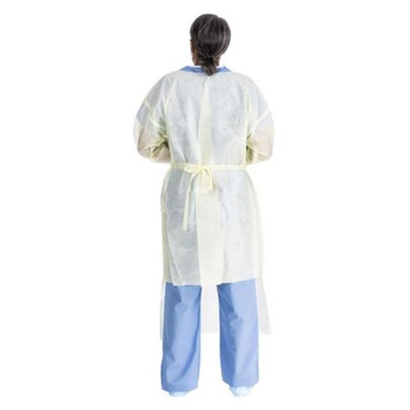 Protective Procedure Gown Halyard X-Large Yellow Sterile AAMI Level 3 Disposable