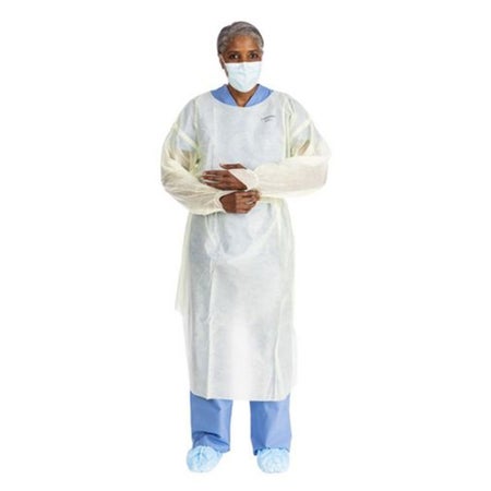 Protective Procedure Gown Halyard X-Large Yellow Sterile AAMI Level 3 Disposable