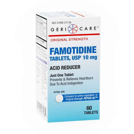 Antacid Geri-Care® 10 mg Strength Tablet 60 per Bottle