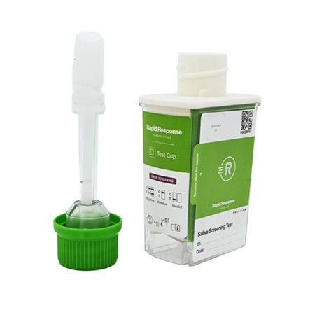 Drugs of Abuse Test Kit Rapid Response™ AMP50, BAR50, BZO10, COC20, mAMP/MET50, MDMA50, MTD30, OPI40, PCP10, THC40 25 Tests For Forensic Use Only