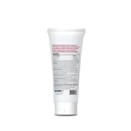 Topical Pain Relief EASE-Z® Diabetics' Pain Relieving Foot Cream Zinc Acetate, Capsaicin, Menthol Cream 3 oz.