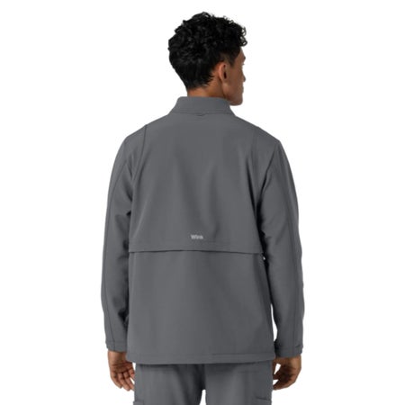 Warm-Up Jacket Wink™ Softshell Pewter X-Small Hip Length 94% Polyester / 6% Spandex Reusable