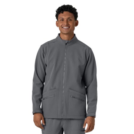 Warm-Up Jacket Wink™ Softshell Pewter X-Small Hip Length 94% Polyester / 6% Spandex Reusable