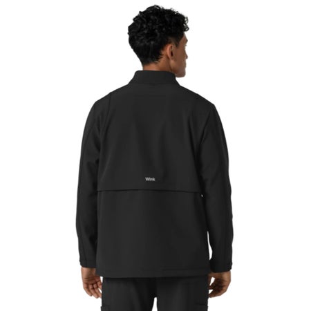Warm-Up Jacket Wink™ Softshell Black 2X-Large Hip Length 94% Polyester / 6% Spandex Reusable