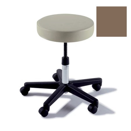 Exam Stool Ritter 270 Without Backrest Manual Height Adjustment 5 Casters Robust Brown