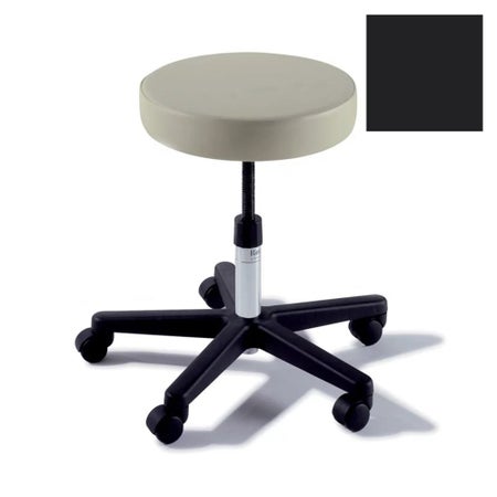 Exam Stool Ritter 270 Without Backrest Manual Height Adjustment 5 Casters Obsidian