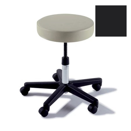 Exam Stool Ritter 270 Without Backrest Manual Height Adjustment 5 Casters UltraFree Obsidian