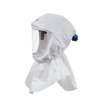 3M™ Versaflo™ S-Series Hood Assembly with Inner Collar and Premium Head Suspension S-655 Full Face Pull On Closure One Size Fits Most White