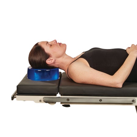 Head Positioner Donut AliMed® AliBlue™ 3 H x 8 W Inch Gel Freestanding