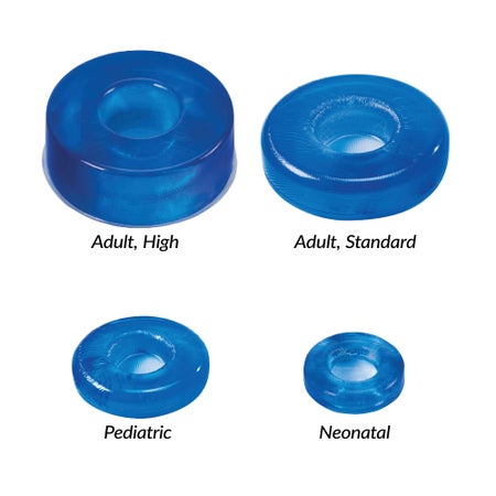 Head Positioner Donut AliMed® AliBlue™ 3 H x 8 W Inch Gel Freestanding