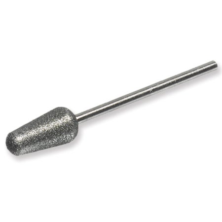 Podiatry Bur Instrapac® 10 mm Diameter Stainless Steel with Diamond Grit Finish Bud Tip