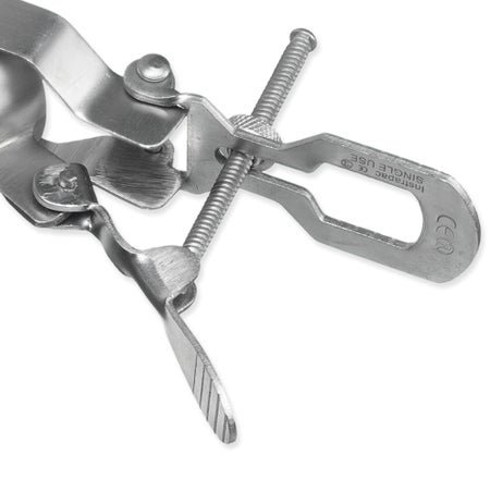 Vaginal Speculum Instrapac® Cusco Sterile Floor Grade Stainless Steel X-Small Double Blade Duckbill Disposable Without Light Source Capability
