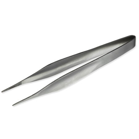 Splinter Forceps Instrapac® Martin 4-1/3 Inch Length OR / Surgical Grade Stainless Steel Sterile NonLocking Thumb Handle Straight Pointed Tips