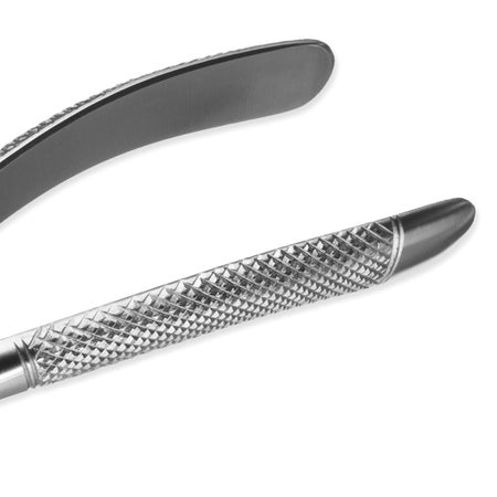 Dental Extracting Forceps Instrapac® No. 95 OR / Surgical Grade Stainless Steel Sterile NonLocking Plier Handle Curved Beak Tips