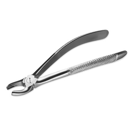 Dental Extracting Forceps Instrapac® No. 95 OR / Surgical Grade Stainless Steel Sterile NonLocking Plier Handle Curved Beak Tips