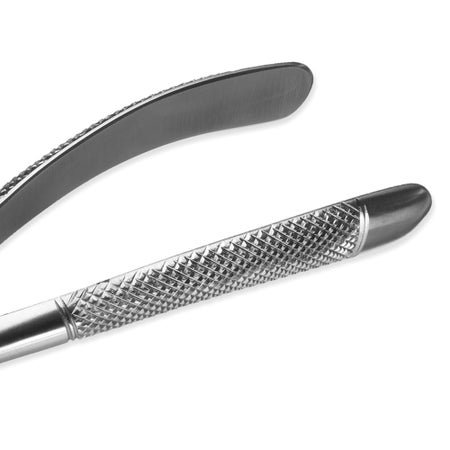 Dental Extracting Forceps Instrapac® No. 7 OR / Surgical Grade Stainless Steel Sterile NonLocking Plier Handle Curved Beak Tips
