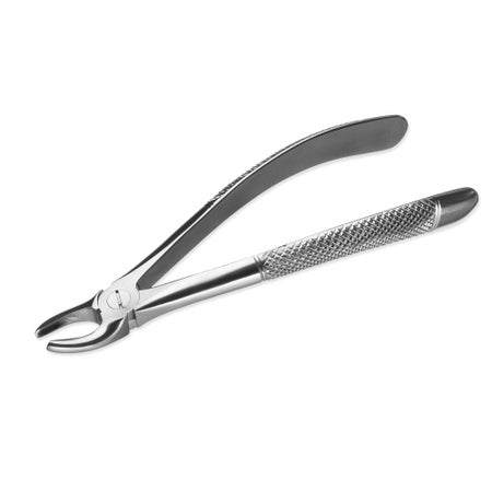 Dental Extracting Forceps Instrapac® No. 7 OR / Surgical Grade Stainless Steel Sterile NonLocking Plier Handle Curved Beak Tips