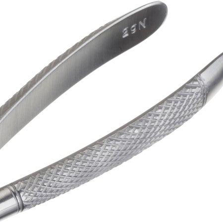 Dental Extraction Forceps Instrapac® OR / Surgical Grade Stainless Steel Sterile NonLocking Plier Handle Curved Beak Tips