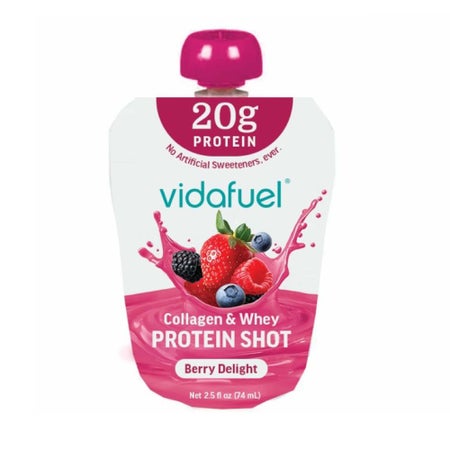 Oral Supplement vidafuel® Protein Shot Berry Delight Flavor Liquid 2.5 oz. Pouch