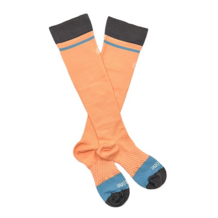 Compression Socks Elitone BetterSleep® Knee High One Size Fits Most Coral Closed Toe
