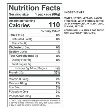 Oral Supplement vidafuel® Protein Shot Citrus Burst Flavor Liquid 2.5 oz. Pouch