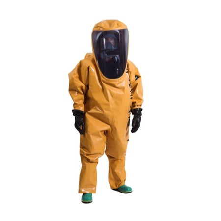 Chemical Protective Suit AlphaTec® 66Flash Large Orange Reusable NonSterile