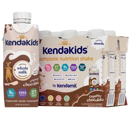 Pediatric Oral Supplement Kendakids® Vita-Boost Shake Creamy Chocolate Flavor 8 oz. Carton Liquid Vitamins / Minerals