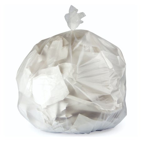 Trash Bag Right Choice® 40 to 45 gal. 16 Mic. 40 X 48 Inch Natural Star Seal Bottom Dispenser Box