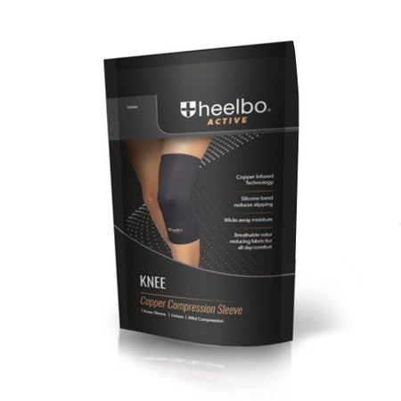 Compression Sleeve Heelbo® Medium Pull On 15 to16 Inch Thigh Circumference Knee