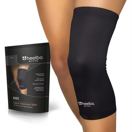 Compression Sleeve Heelbo® Medium Pull On 15 to16 Inch Thigh Circumference Knee