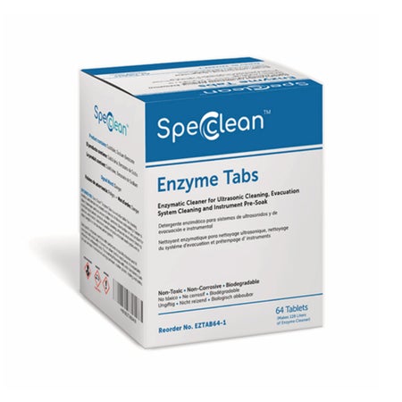Ultrasonic / Enzymatic Solution Spec Clean™ Tablet 64 Tablets Box Mint Scent