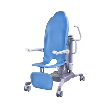 Bath Chair Symbliss® Removable Arms Plastic Frame With Backrest 27-43/64 Inch Width 440 lbs. Weight Capacity