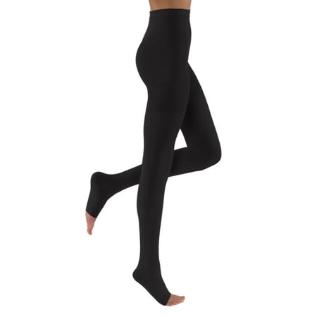 Compression Stocking JOBST® Relief Waist High Small / Petite Black Open Toe