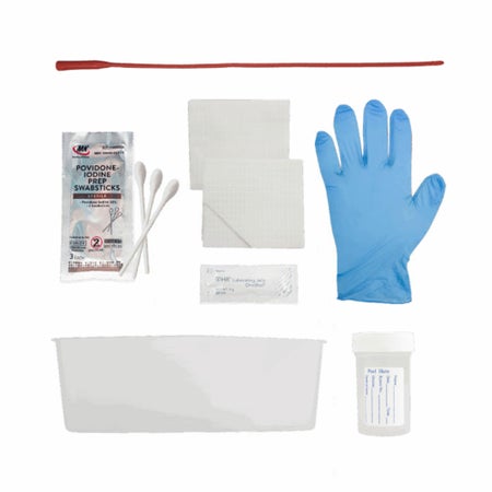 Intermittent Catheter Tray TruCath® Straight Tip 14 Fr. Without Balloon Red Rubber