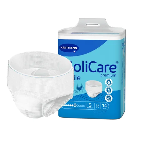 Absorbent Underwear MoliCare® premium Mobile Pull On with Tear Away Seams Adult Small Unisex Disposable Moderate Absorbency