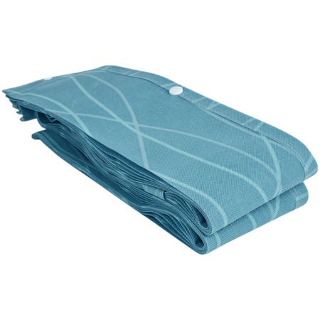 Disposable Privacy Curtain Covoc Glacier Blue 72 X 72 Inch
